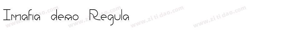 Irnafia_demo Regula字体转换
